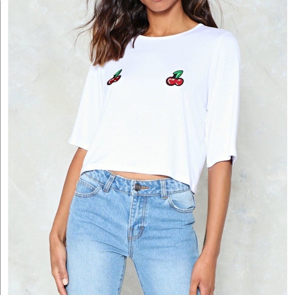 Nasty Gal Tops - LOWEST PRICE NWT Nasty gal cherry top